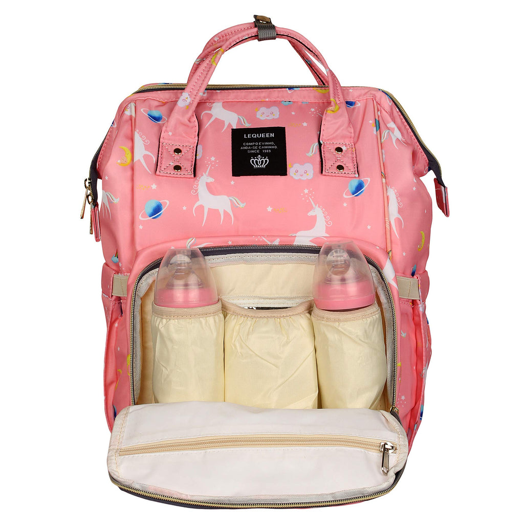 Motherly Elegant Diaper Bag for Mothers for Travel, Maternity Bag for Newborn Baby, Mothers Travelling Bag, Multipocket Water Resistant Baby Bag, Hospital Bag for Moms with Warranty - MOTHERLY