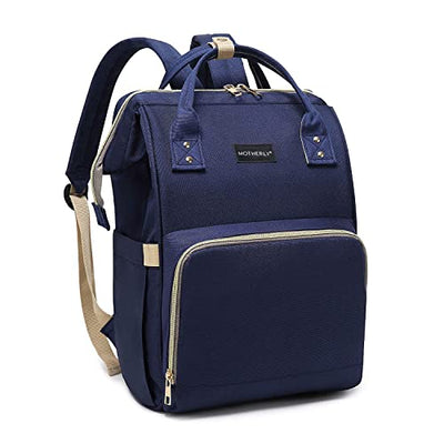 Béis 'The Backpack Diaper Bag' in Navy - Diaper Backpack Bag in Navy