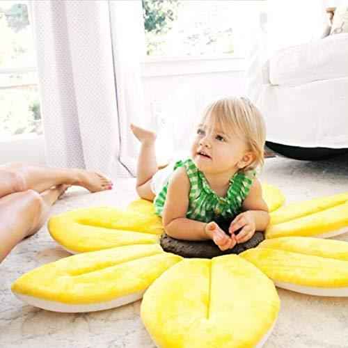 Budding Blooms Baby Bath Pad - White Yellow