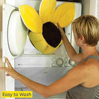 Budding Blooms Baby Bath Pad - White Yellow