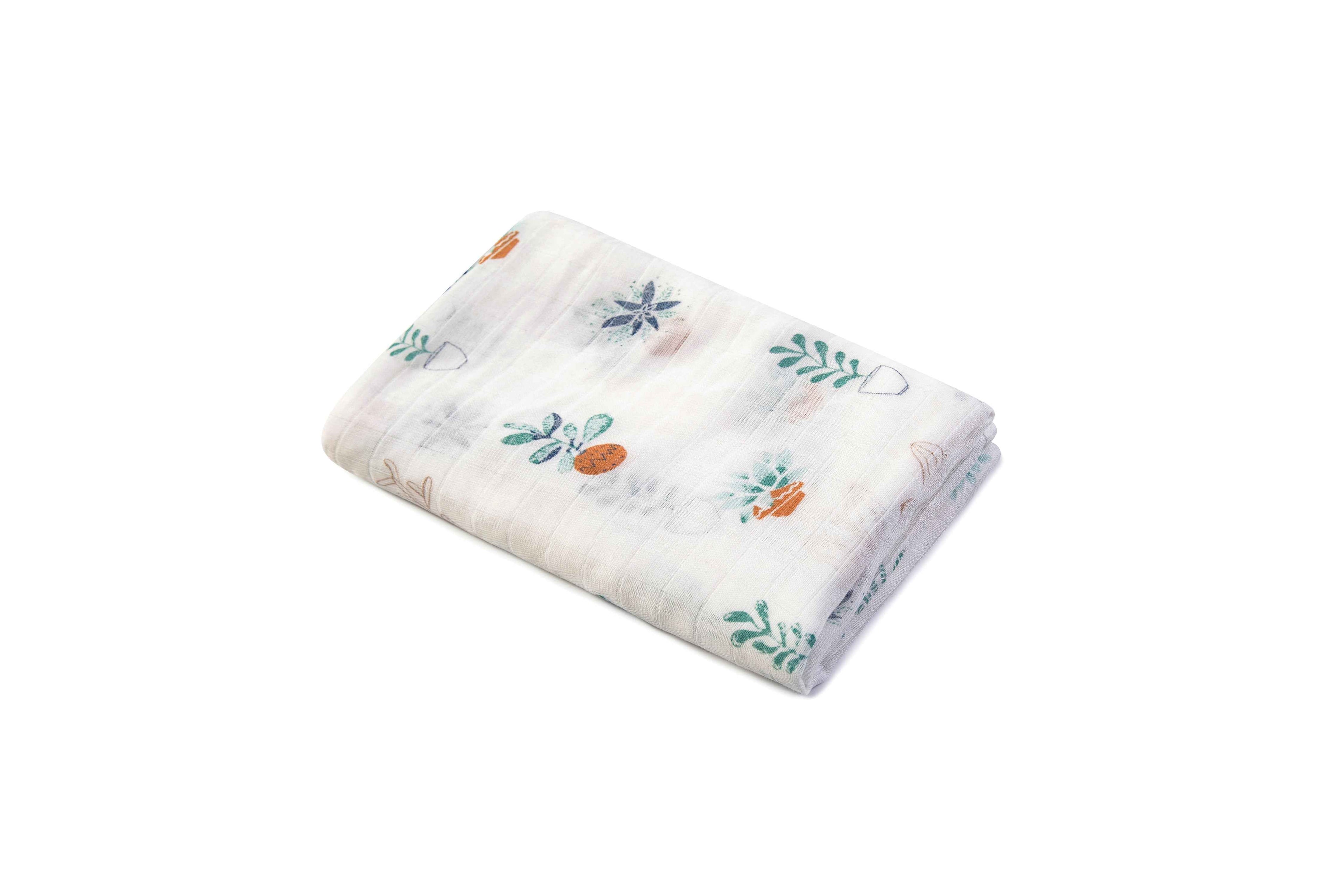 Swaddle Wrap Blankets -Potted Plants