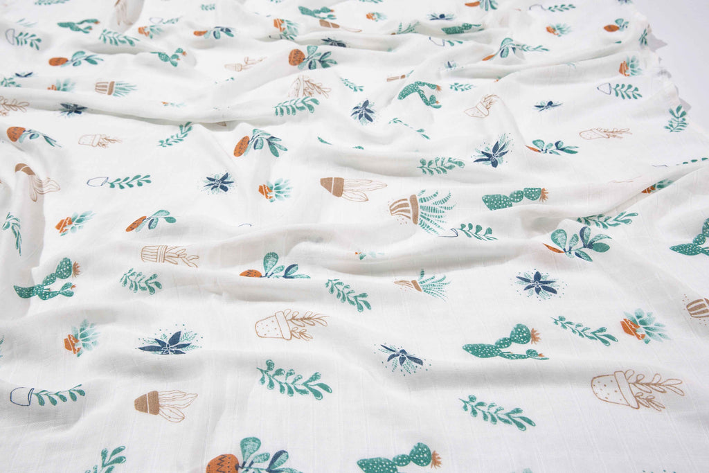 Swaddle Wrap Blankets -Potted Plants