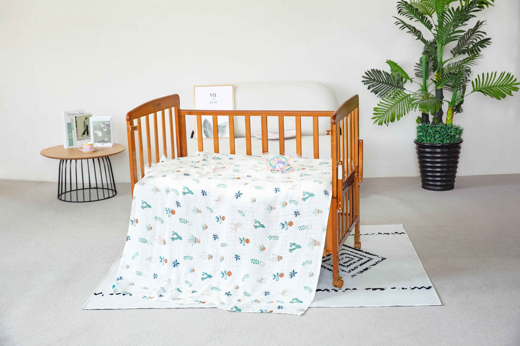 Swaddle Wrap Blankets -Potted Plants