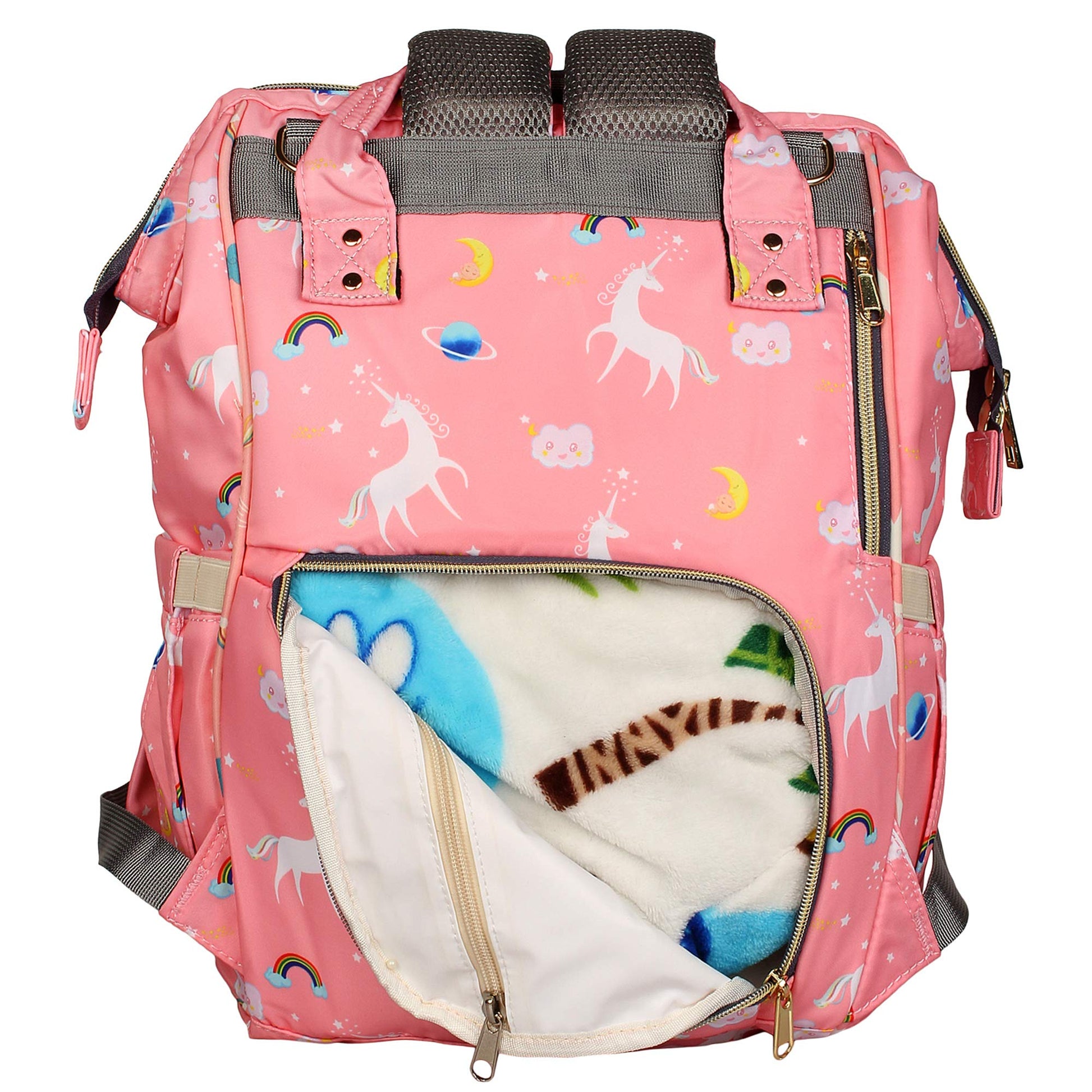 Motherly Elegant Diaper Bag for Mothers for Travel, Maternity Bag for Newborn Baby, Mothers Travelling Bag, Multipocket Water Resistant Baby Bag, Hospital Bag for Moms with Warranty - MOTHERLY
