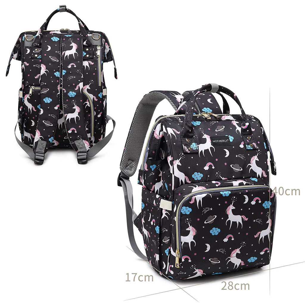 Motherly Elegant Diaper Bag for Mothers for Travel, Maternity Bag for Newborn Baby, Mothers Travelling Bag, Multipocket Water Resistant Baby Bag, Hospital Bag for Moms with Warranty - MOTHERLY