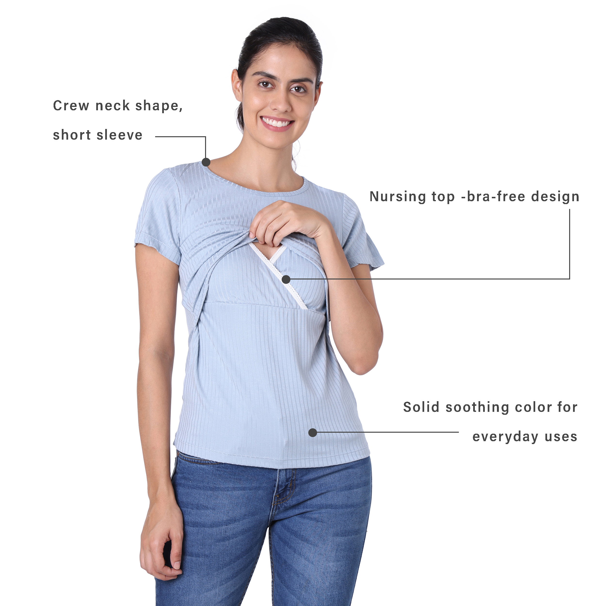 Mildtouch Nursing Top For Moms - MOTHERLY