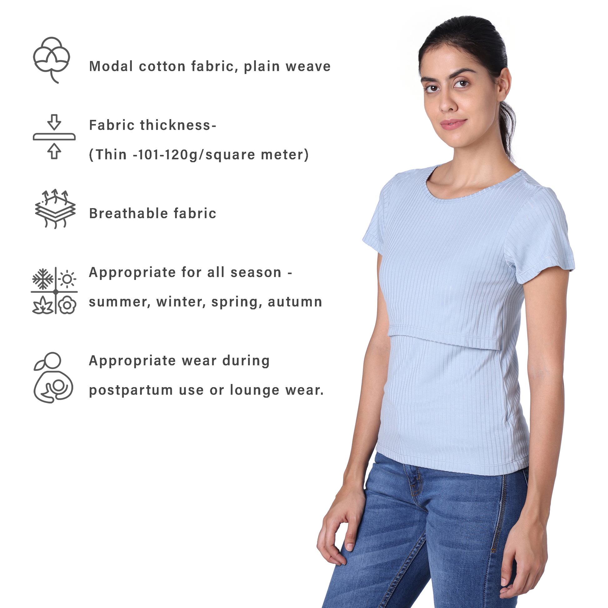 Mildtouch Nursing Top For Moms - MOTHERLY