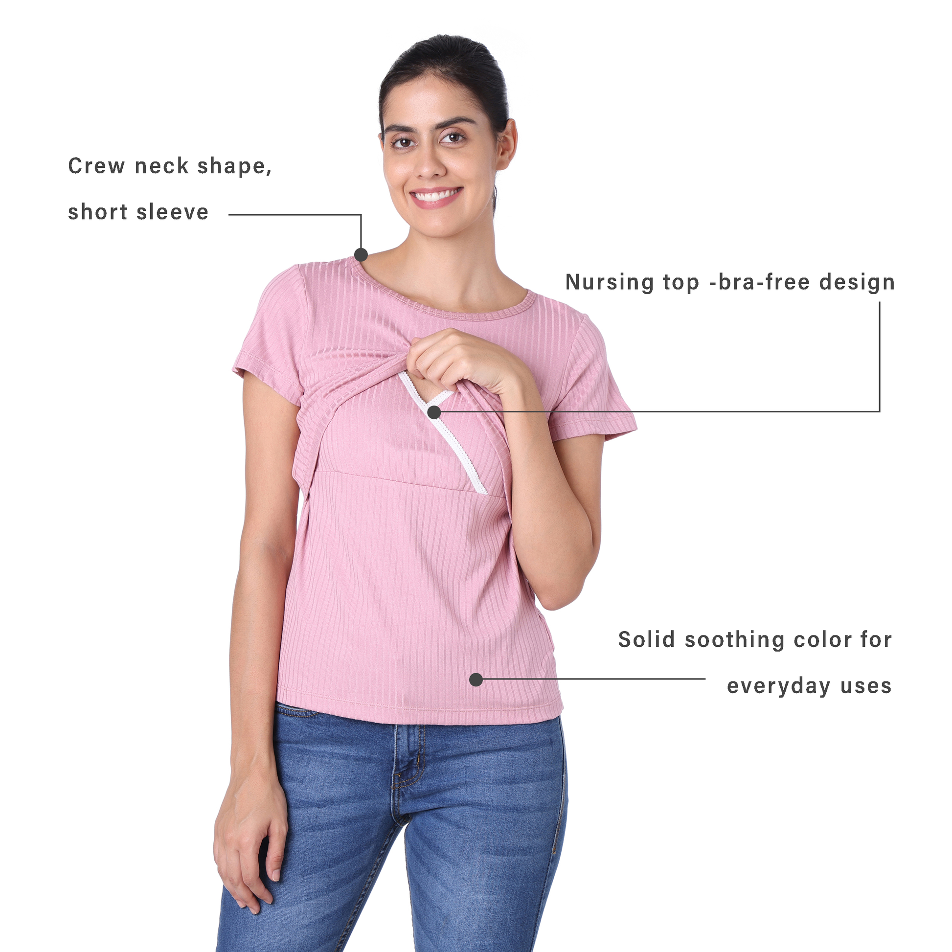 Mildtouch Nursing Top For Moms - MOTHERLY