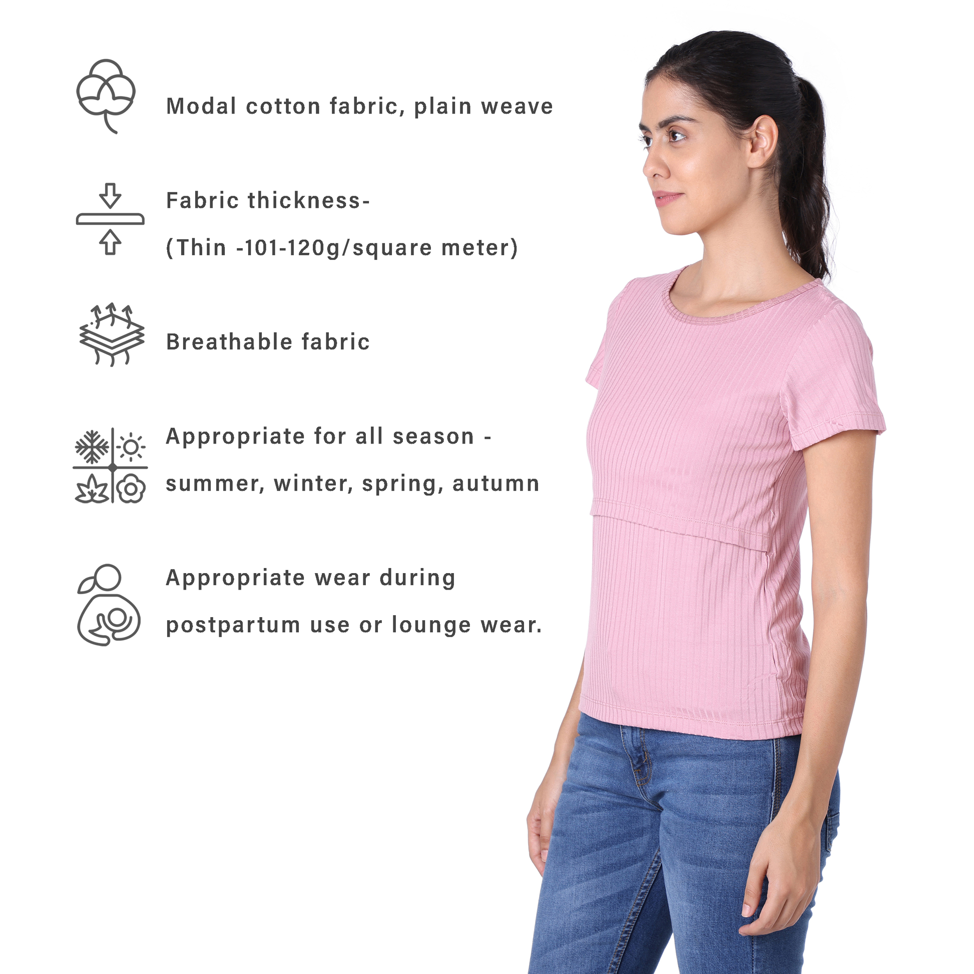 Mildtouch Nursing Top For Moms - MOTHERLY