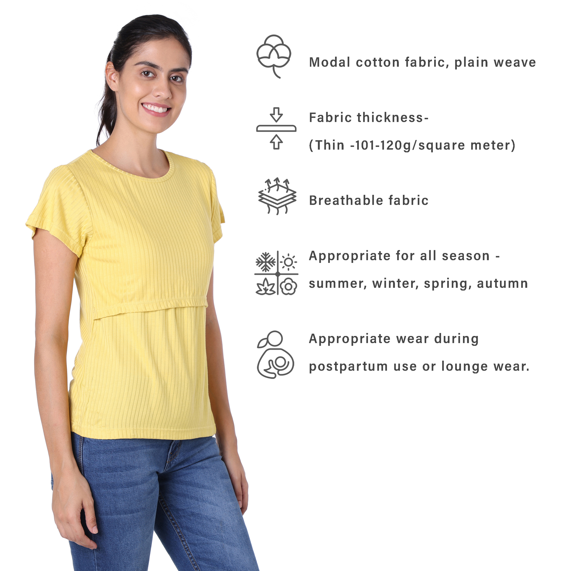 Mildtouch Nursing Top For Moms - MOTHERLY