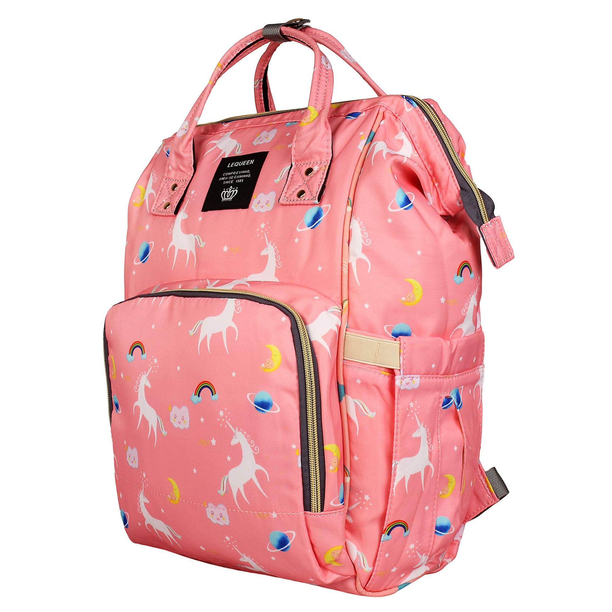 Motherly Elegant Diaper Bag for Mothers for Travel, Maternity Bag for Newborn Baby, Mothers Travelling Bag, Multipocket Water Resistant Baby Bag, Hospital Bag for Moms with Warranty - MOTHERLY