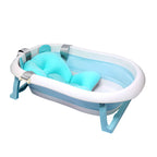 Bubble Basin Foldable Bath Tub For Babies -Light Blue