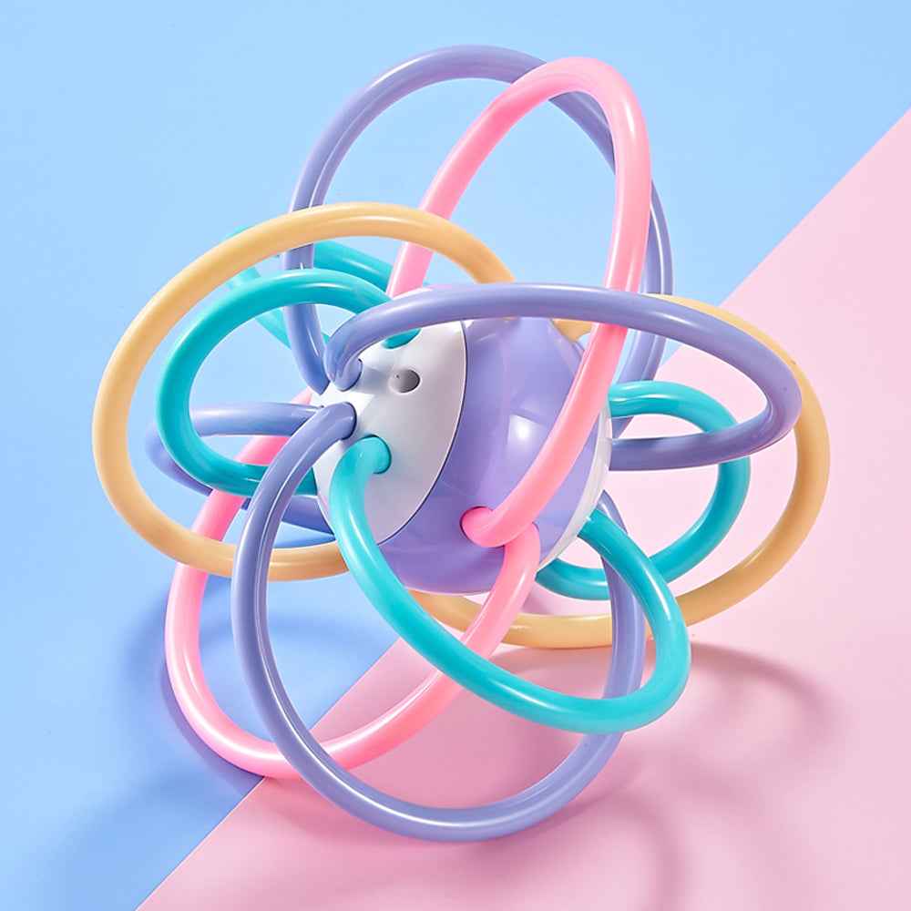 Baby Teether Tube Rattle Toy
