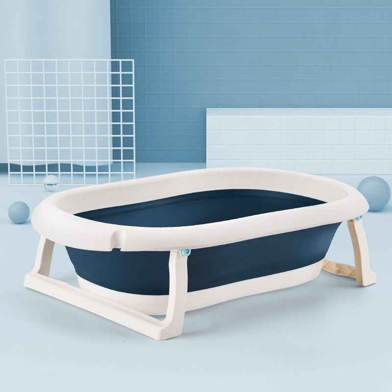 Bubble Basin Foldable Bath Tub For Babies -Blue