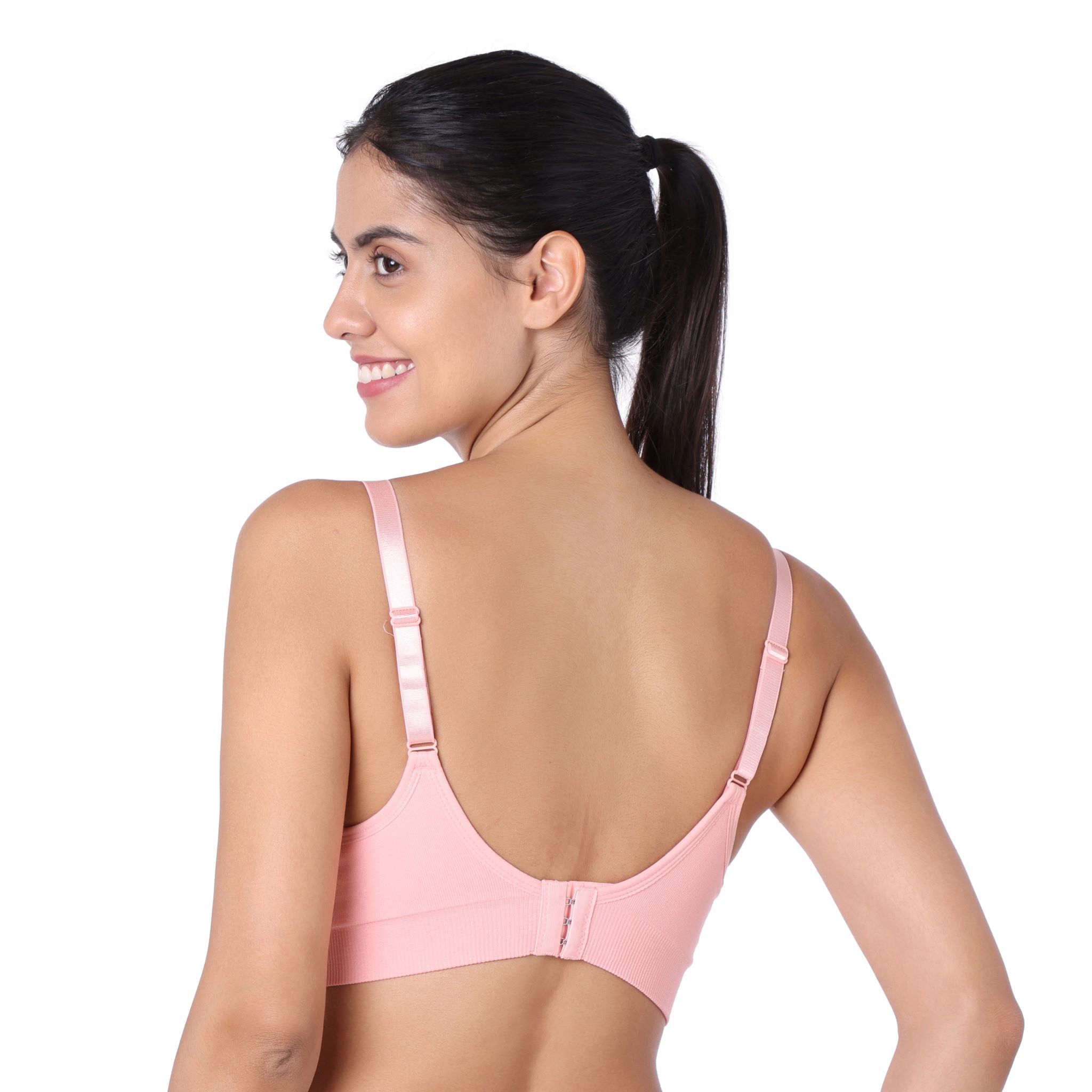 Motherly Maternity Bra Padded Breastfeeding Nursing Bras for Women with Removable Pads Blue - MOTHERLY