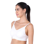 Motherly Maternity Bra Padded Breastfeeding Nursing Bras for Women with Removable Pads Blue