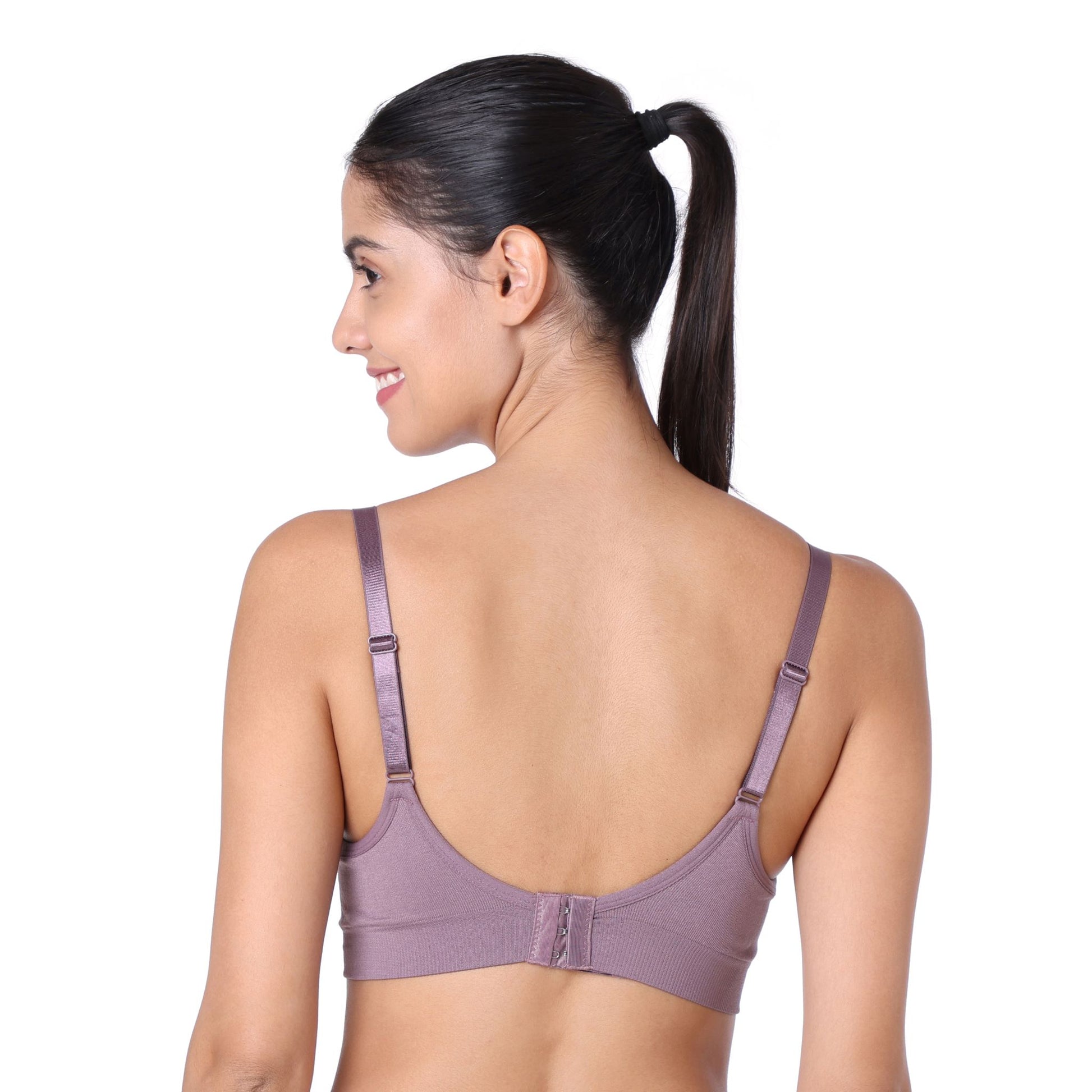 motherly Maternity Bra Padded Breastfeeding Nursing Bras for Women with Removable Pads Blue