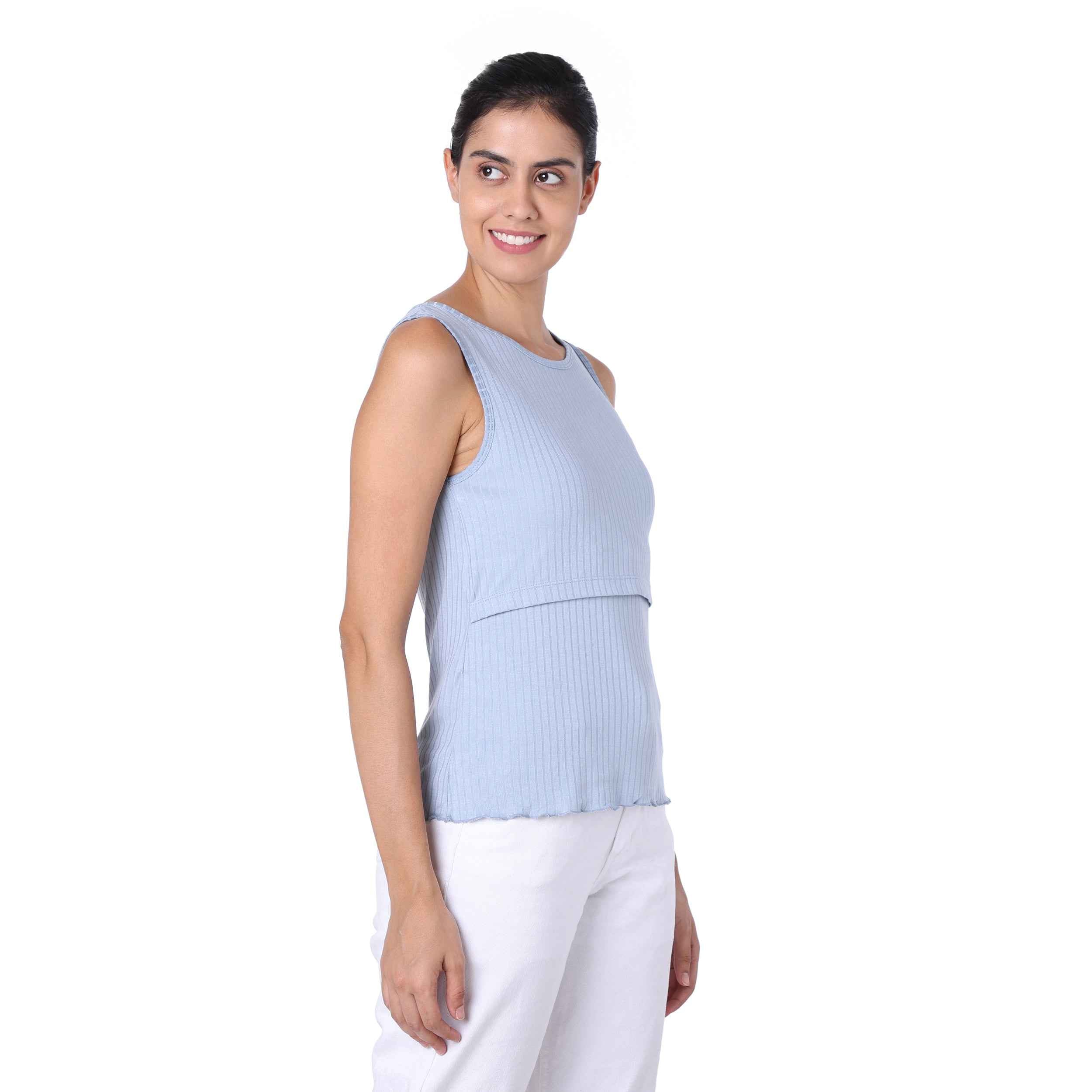 Cushy Touch Camisole N Suspender Skirt for Nursing Moms