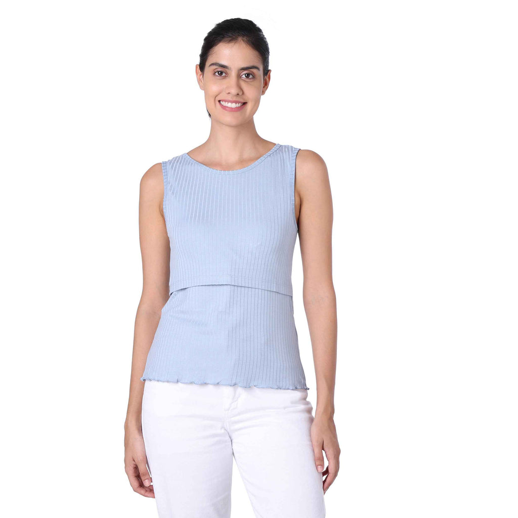 Cushy Touch Camisole N Suspender Skirt for Nursing Moms