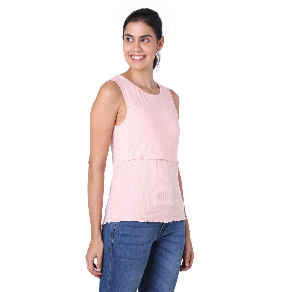 Cushy Touch Camisole N Suspender Skirt for Nursing Moms