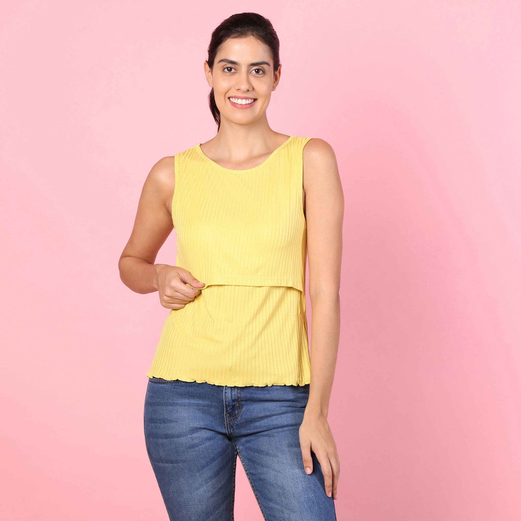 Cushy Touch Camisole N Suspender Skirt for Nursing Moms