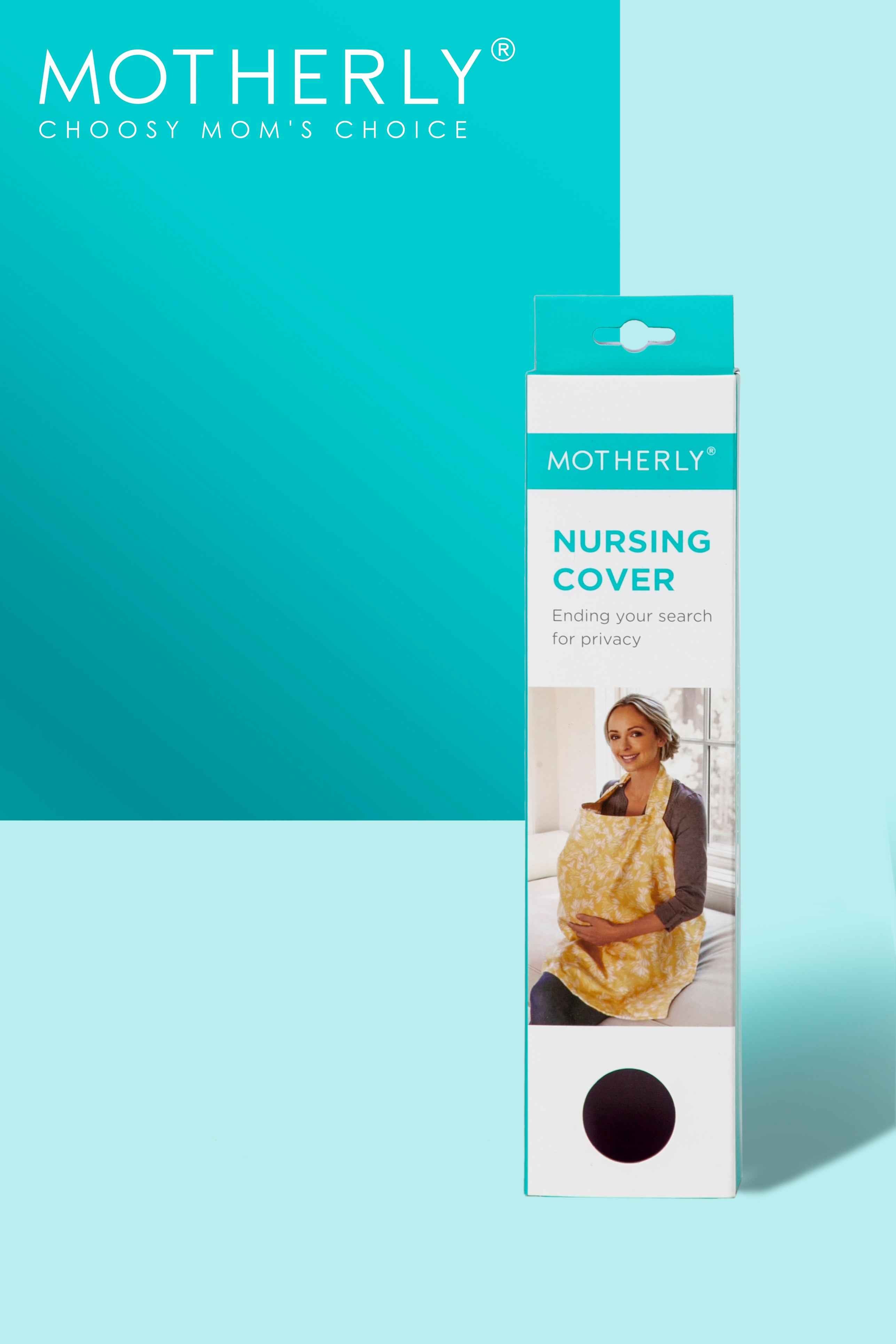 Care Cave Nursing Scarf - Black/Red Birds Print