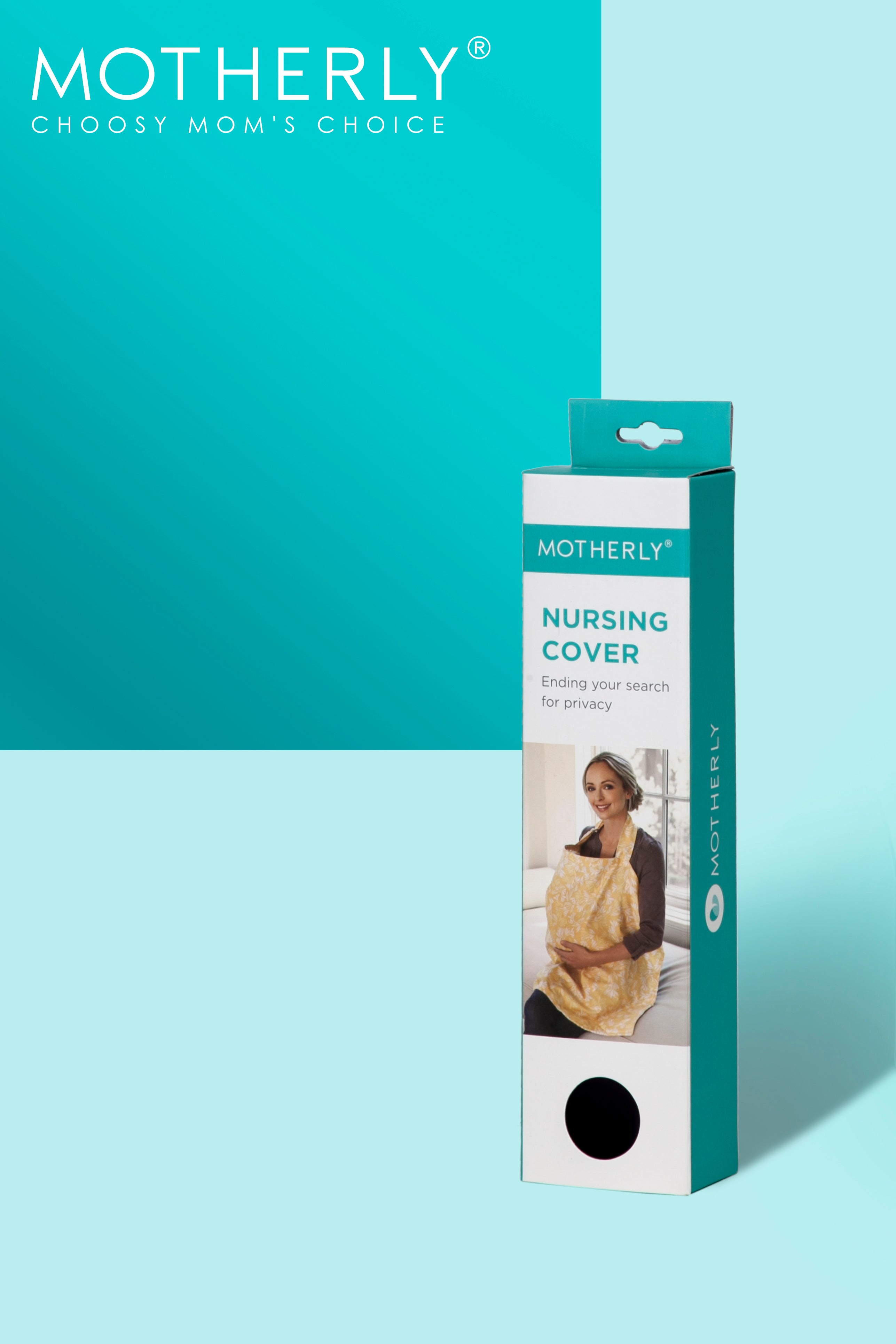 Care Cave Nursing Scarf - Black/Red Birds Print - MOTHERLY