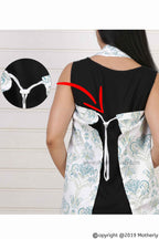 Care Cave Nursing Scarf - Green/Blue Flower Print