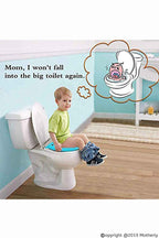Motherly Perry Porter Travel Friendly Foldable Potty Trainer Seat Cover for Babies Toilet Training (Pink)